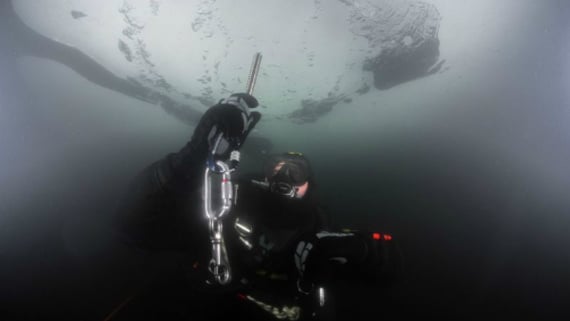 IMMERSIONI… DA BRIVIDO AL LAGO DI LAVARONE sull'Alpe Cimbra il 28-29 gennaio 2017