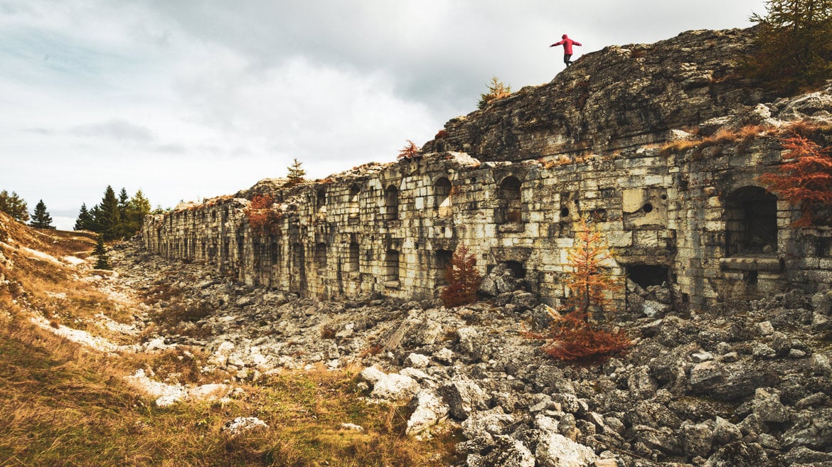 Herbst auf der Alpe Cimbra