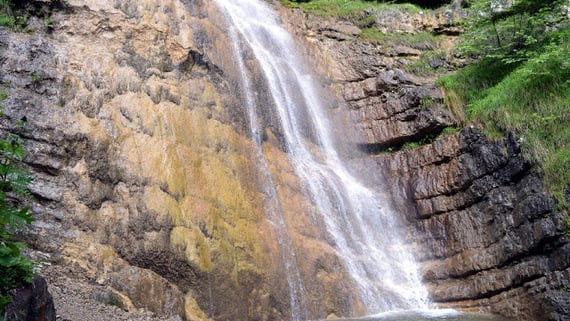 Escursione alla cascata dell'Hofentol a Folgaria