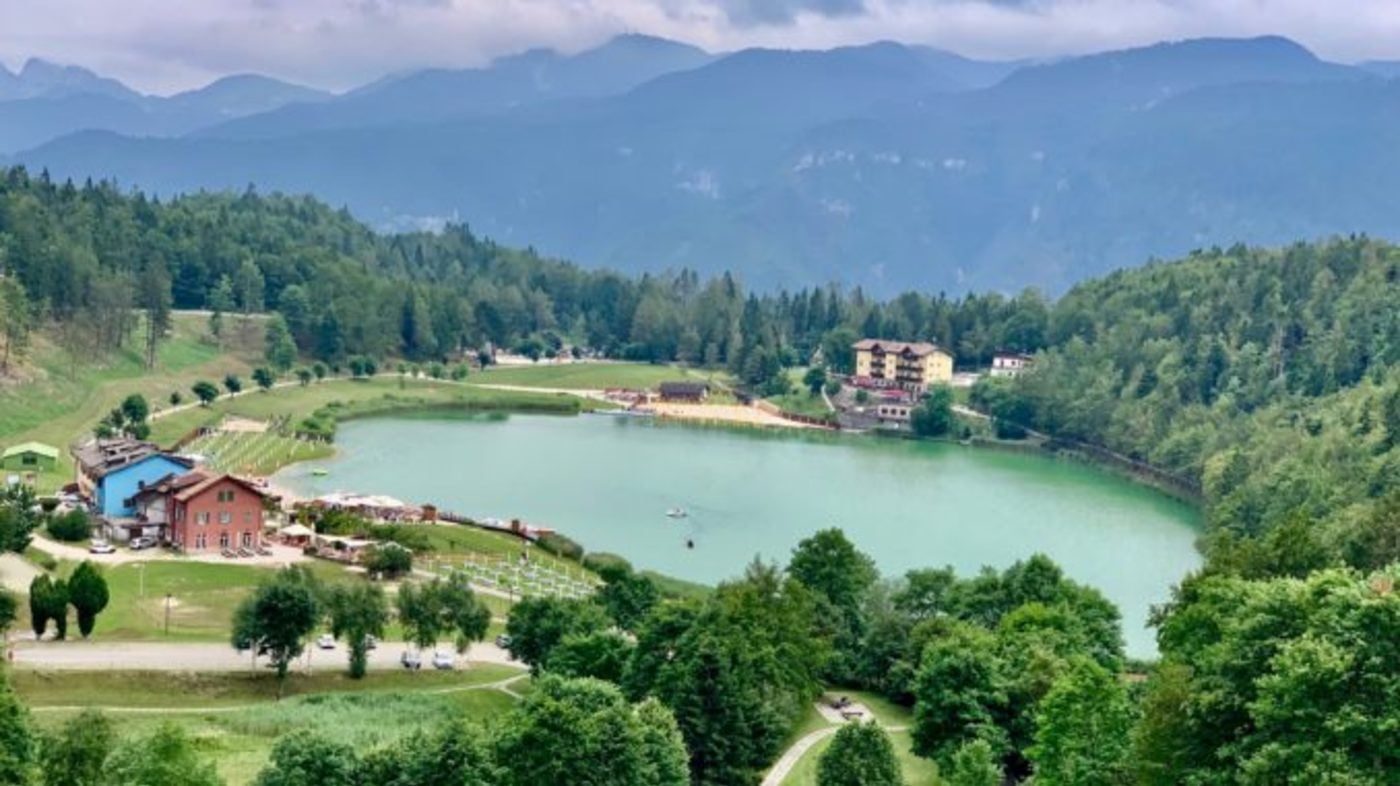 Alpe Cimbra ein Hochplateau im Trentino, wo man Cimbra spricht