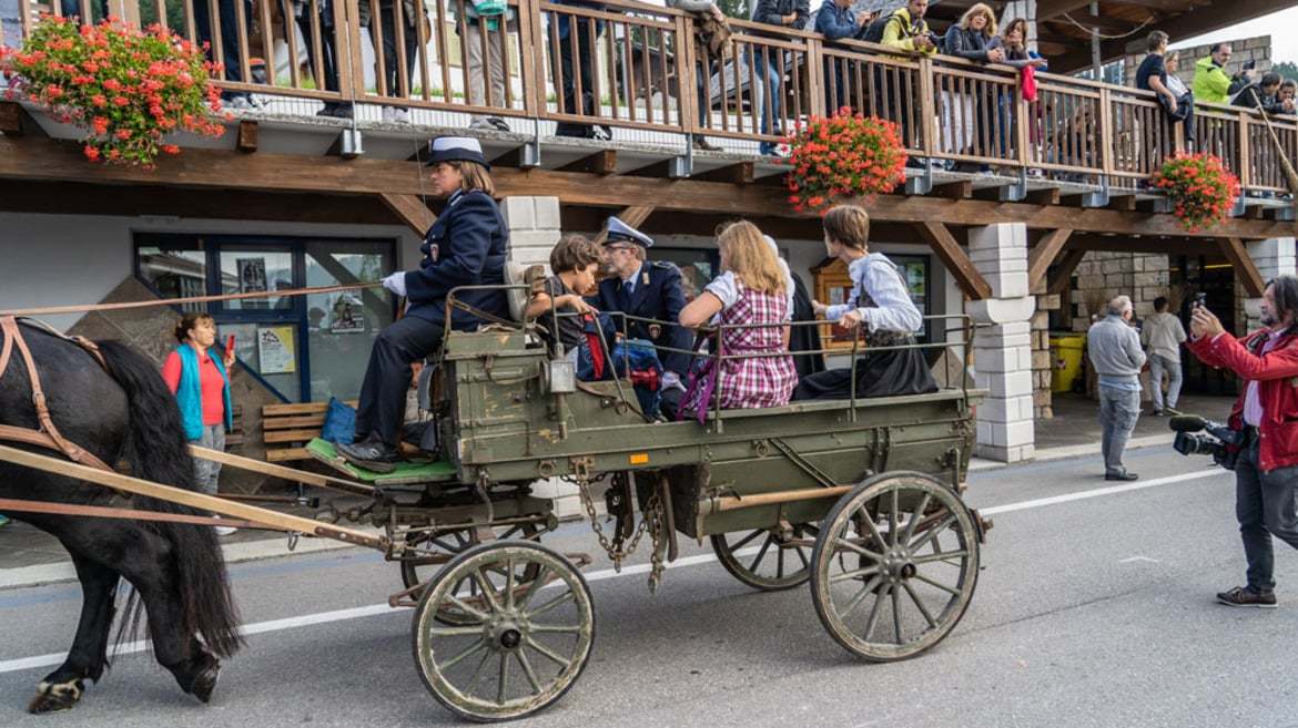 El car del Forte Gschwent de Lavarom