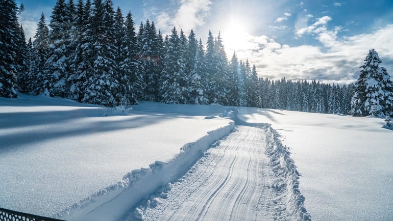 Sull’ Alpe Cimbra in Trentino a ritmo lento con gli sci da fondo