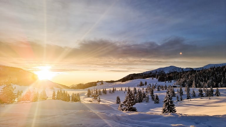 Sull’ Alpe Cimbra in Trentino a ritmo lento con gli sci da fondo