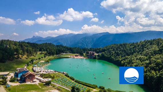 Il Lago di Lavarone è Bandiera Blu 2022