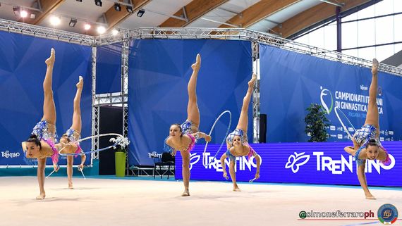 Sull’Alpe Cimbra in Trentino si danno appuntamento le stelle della ginnastica ritmica italiana