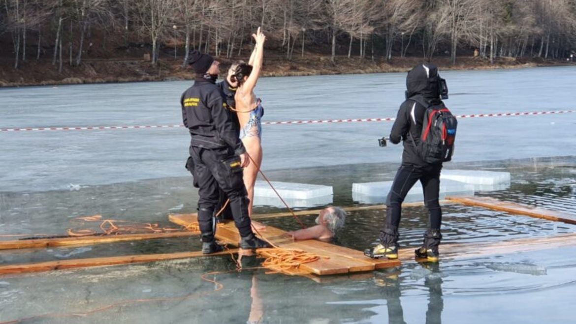 A 70 anni sotto il ghiaccio del lago di Lavarone