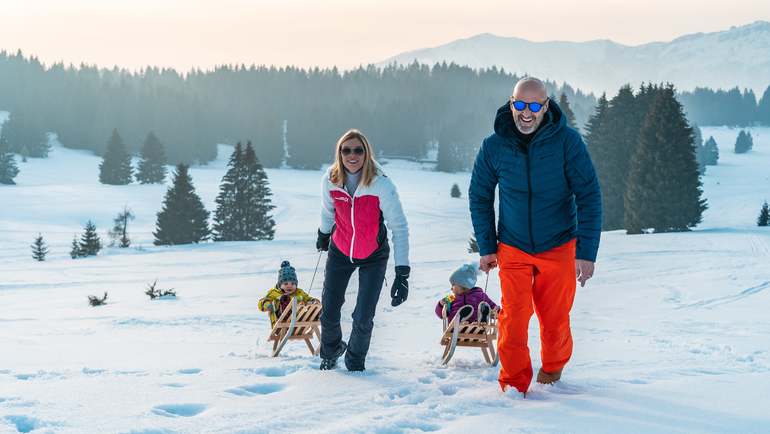 Scopri l'Alpe Cimbra: il posto perfetto per una vacanza invernale in famiglia!