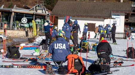 Nazionale americana in Alpe Cimbra