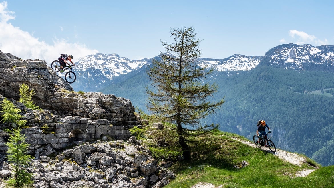 Alpe Cimbra - Biken durch die Geschichte