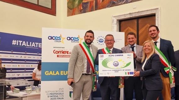 I Sindaci e l’Apt a Roma per il Gala di Aces Europe. Prosegue l’impegno a Comunità Europea dello Sport 2025