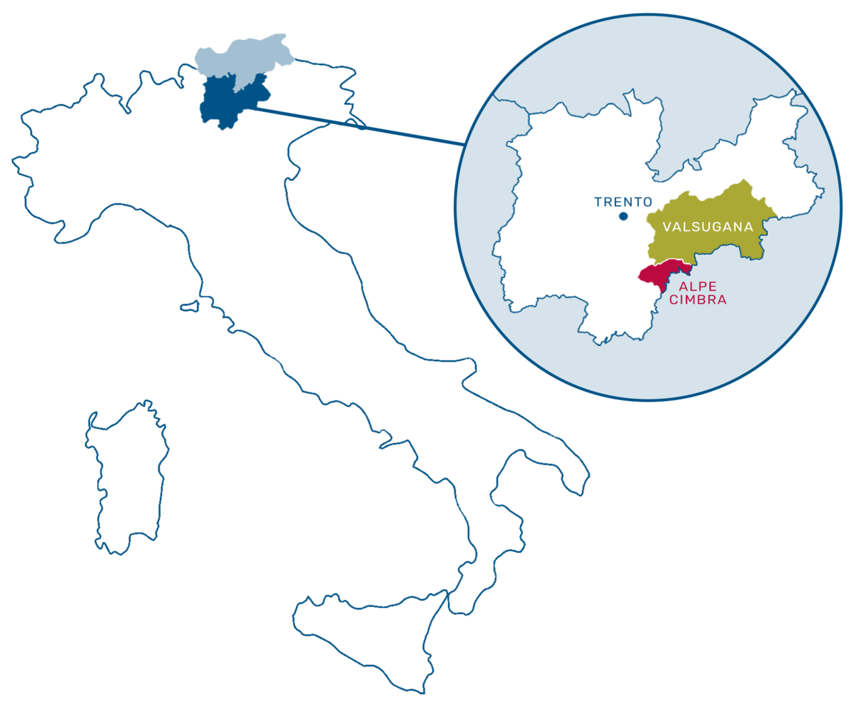 Mappe alpe cimbra + valsugana