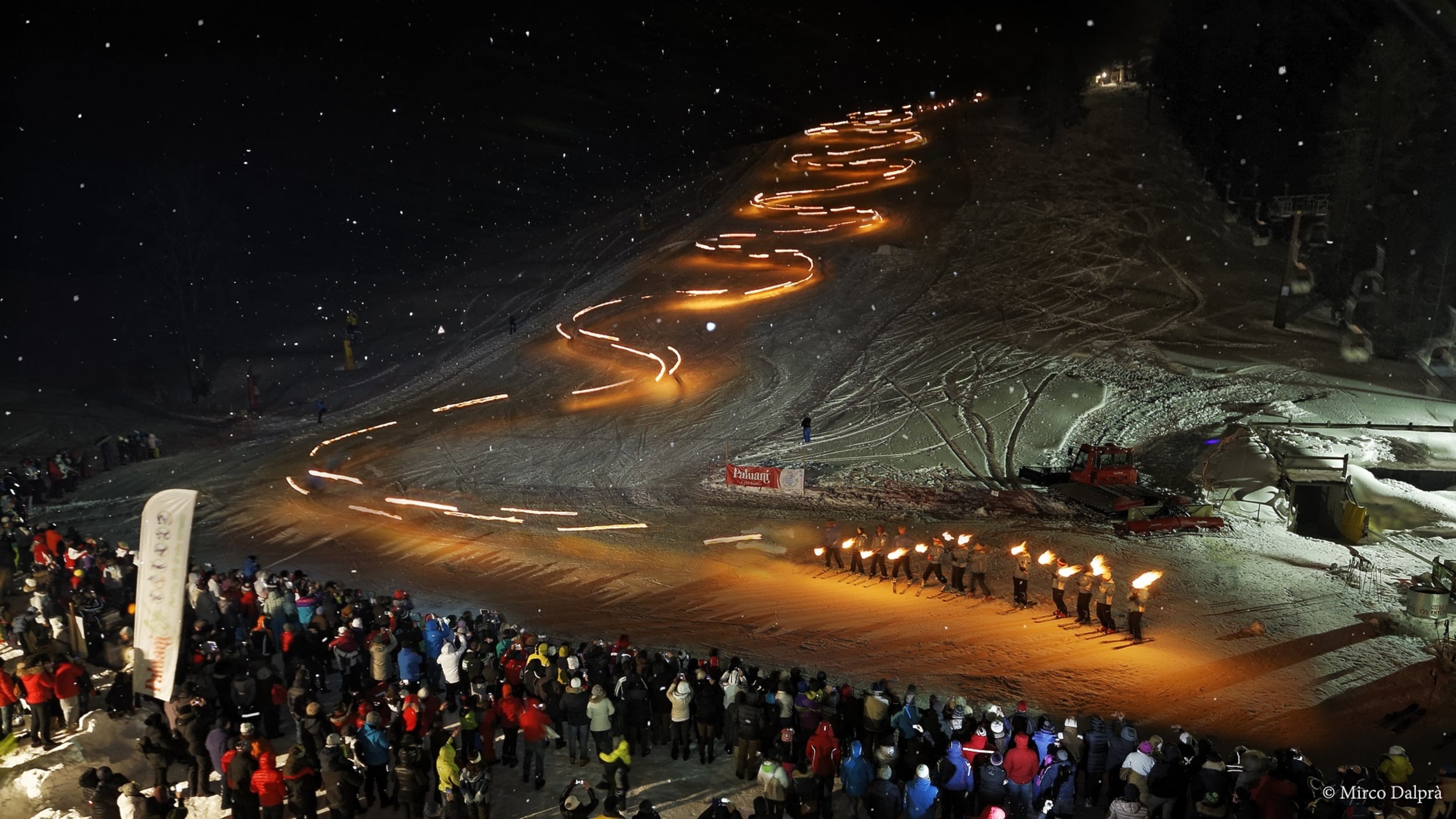 Die Großen Fackelwanderungen der Skischule