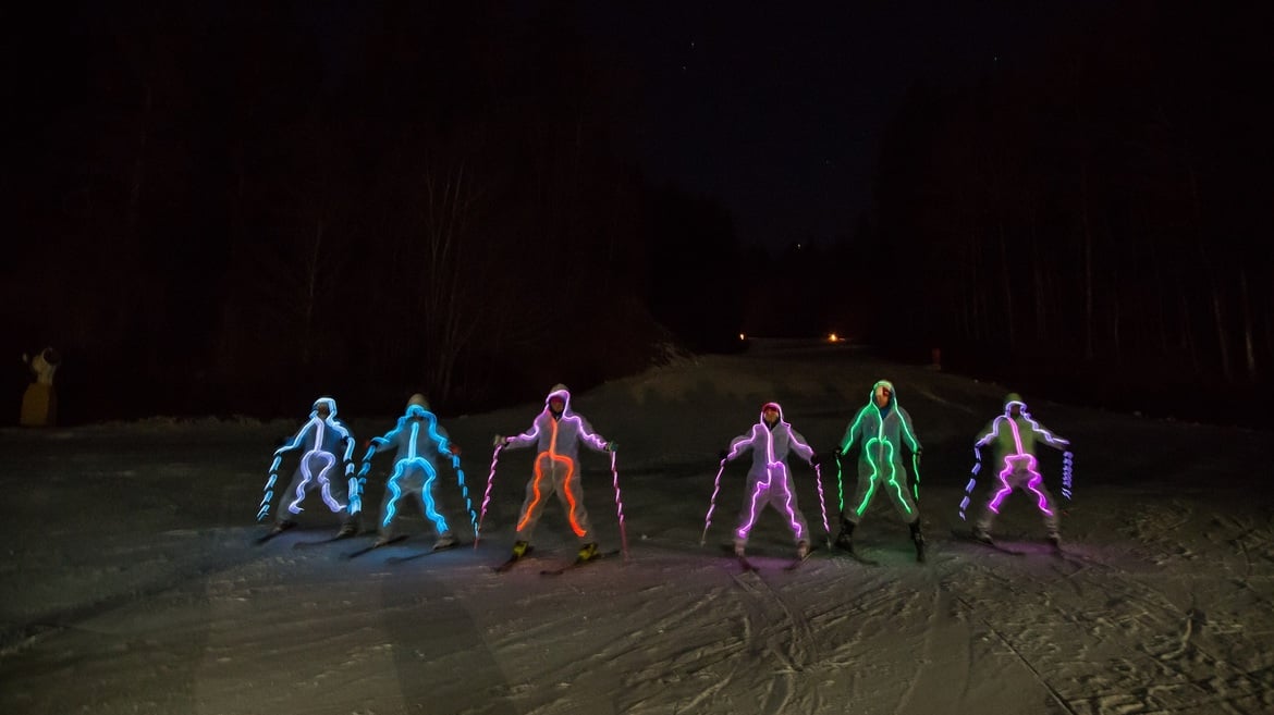 Fackelwanderungen der Skischule Lavarone