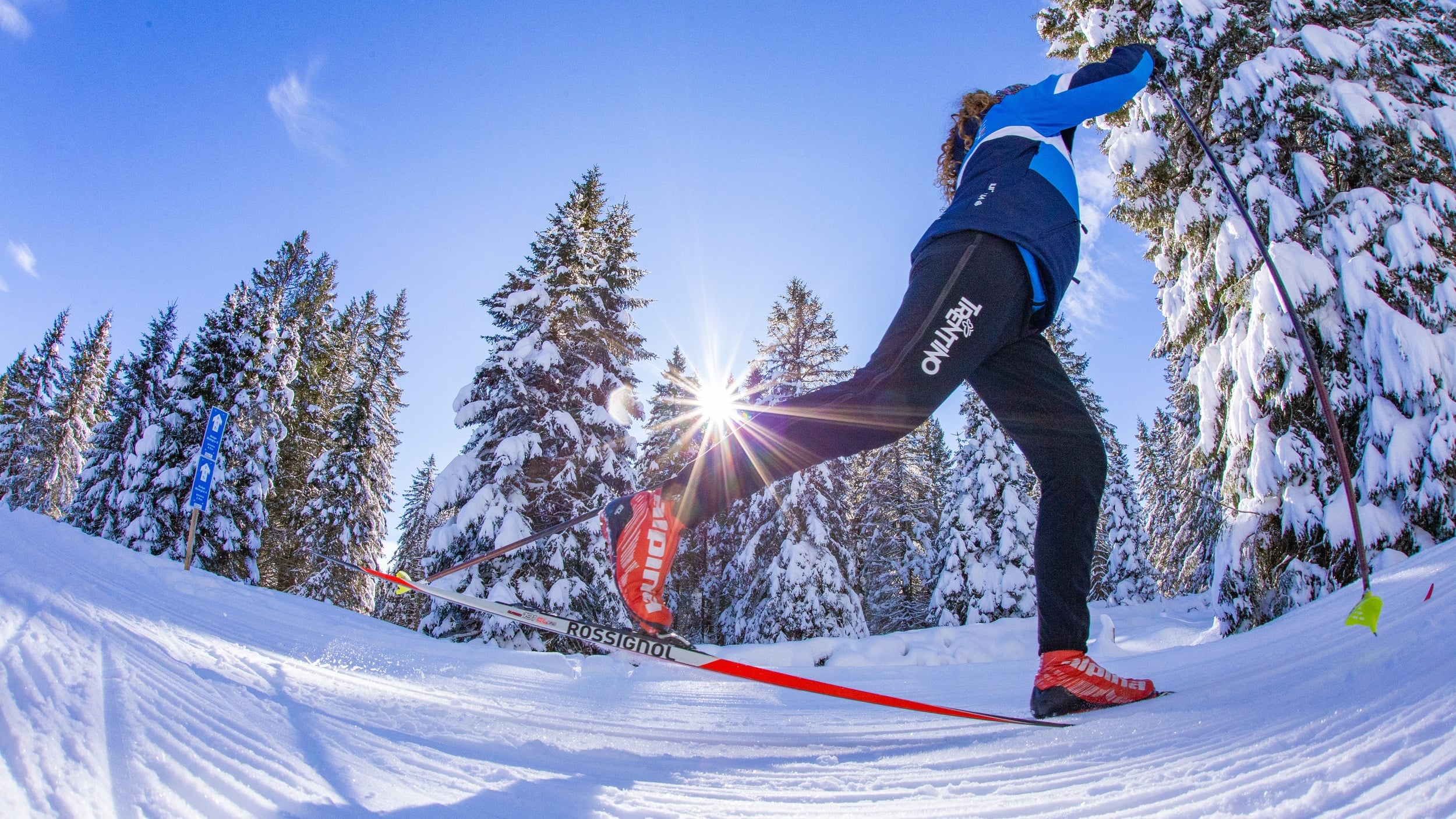 Langlaufen auf der Alpe Cimbra: der Rhythmus der Natur, der Zauber des Winters