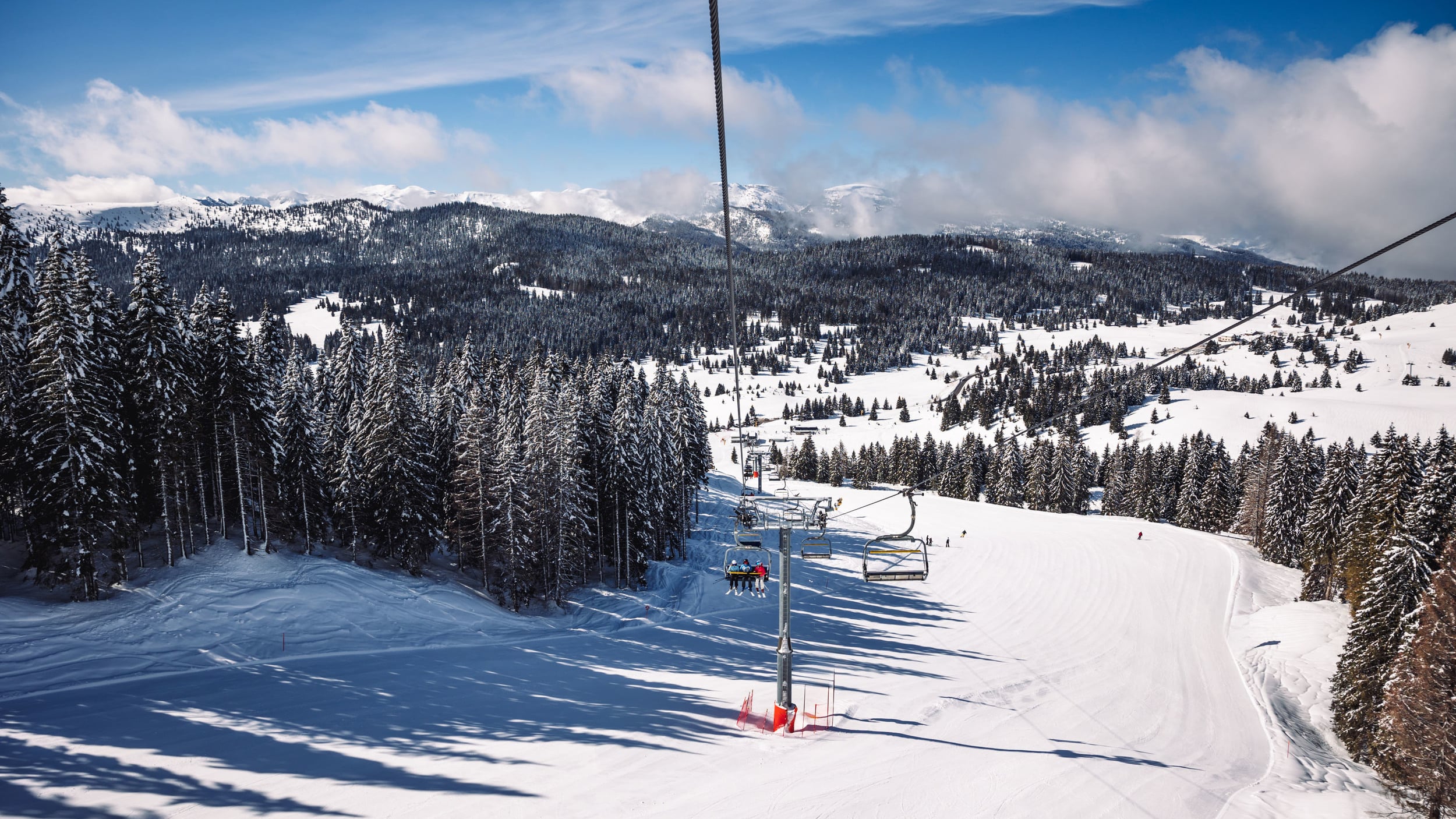 Urzekający rejon Alpe Cimbra